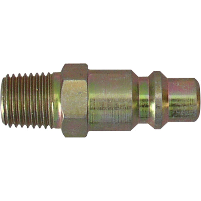 Quick Couplers - 3/8" Industrial, One Way Shut-Off - Plugs, 1/2"
