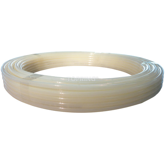 Tubing, Air, 0.3125" OD x 100' L, Nylon, Clear, 330 PSI @ 23°C