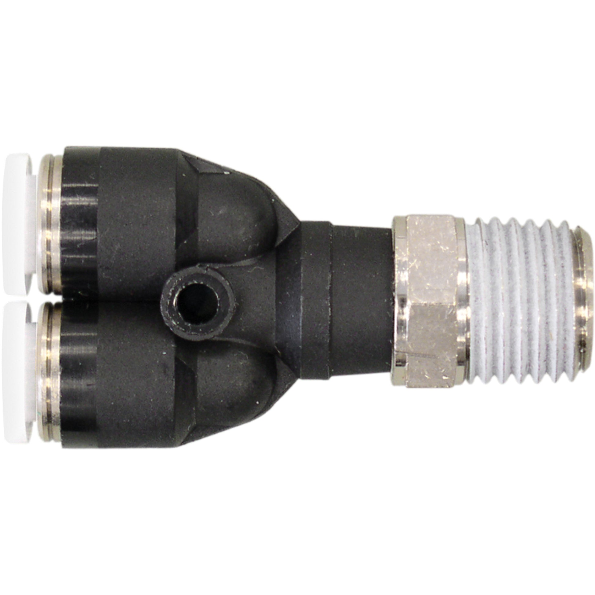 Topfit Male Threaded Y-Connector Fitting, 1/2" Dia, Polymer