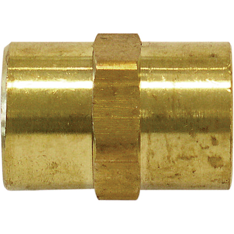 Female Hex Nipple, Brass