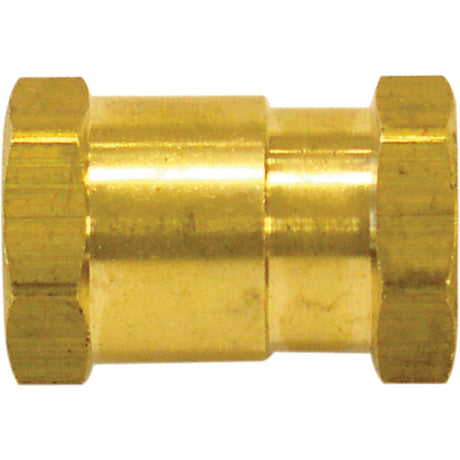 Female Hex Nipple, Brass