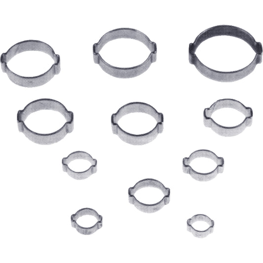 2-Ear Clamps, Max Dia. 1/4"