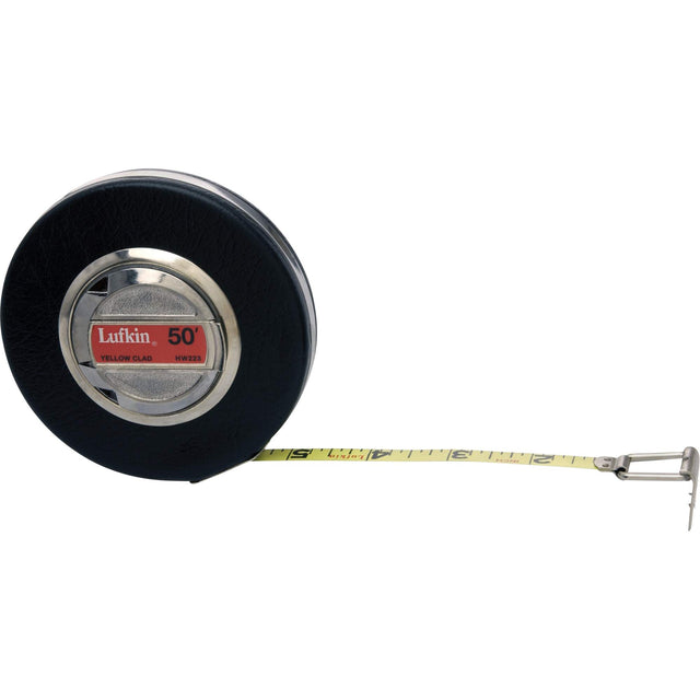 Banner® Engineer's Yellow Clad Tape Measure, 3/8" x 50'