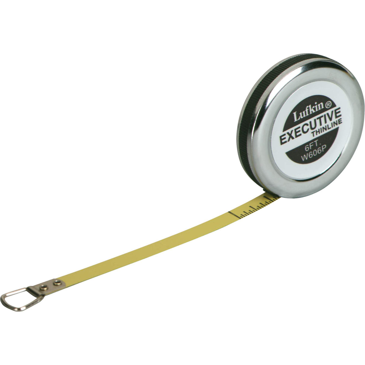 Short Executive Diameter Pocket Tape, 1/4" x 6'