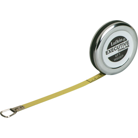 Short Executive Diameter Pocket Tape, 1/4" x 6'