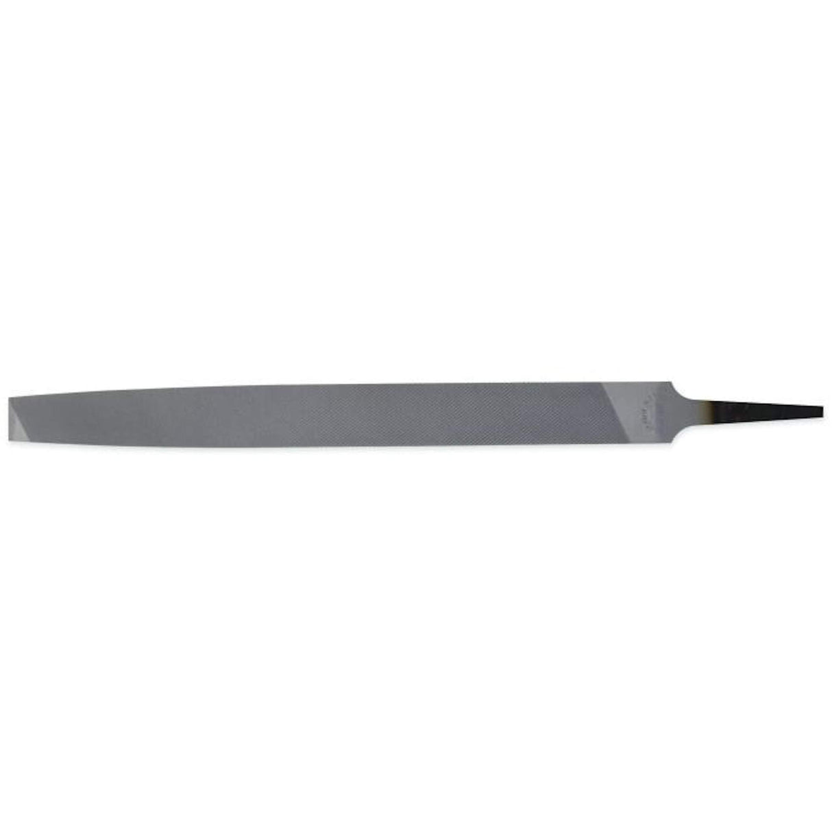 Mill Single Cut File with Handle, Rectangular, 7-3/4", Bastard