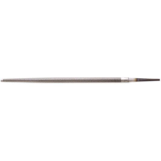 Single Cut File, 3/8" Dia. x 10" L, Round, Bastard Cut