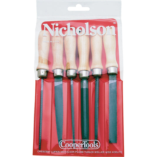 6-Piece American Pattern File Set, 6 Pcs
