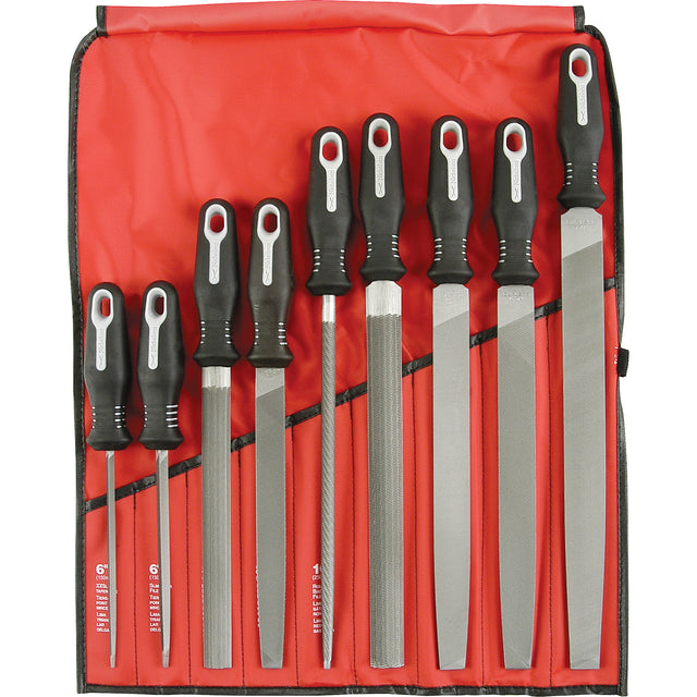 9-Piece Ergonomic File Set, 9 Pcs