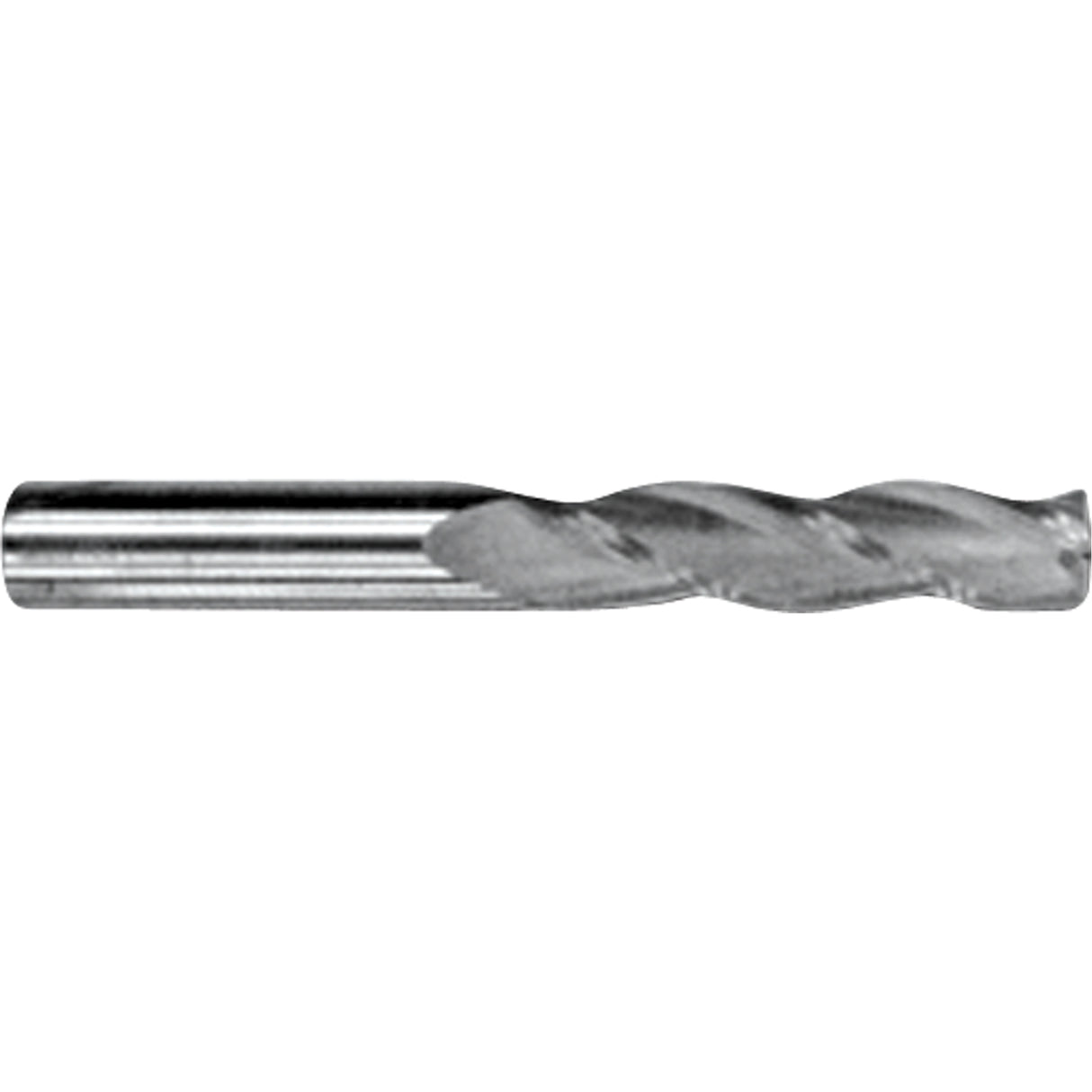 Extra Long Series End Mill, 3/8" Dia., 4 Flutes, Carbide