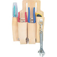 4-Way Lineman Tool Pouches, Multiple Tool Holder, Leather, 4 Pockets