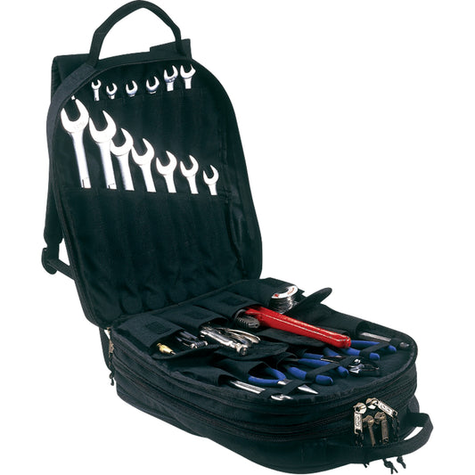 75-Pocket Tool Backpacks, 13" L x 17-1/2" W, Black, Nylon