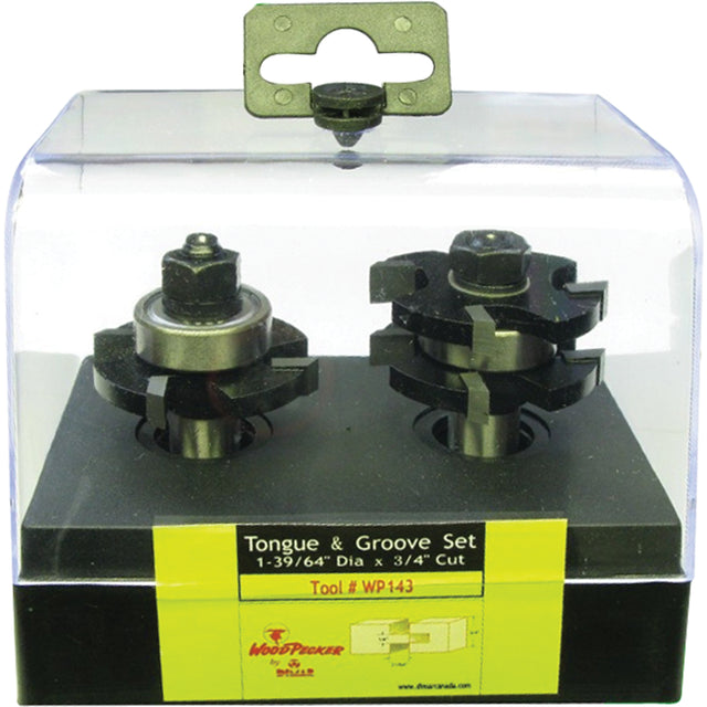 4-Flute, Tongue & Groove Sets