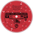 Double-Sided Melamine Saw Blades, 14", 108 Teeth, Laminate Use