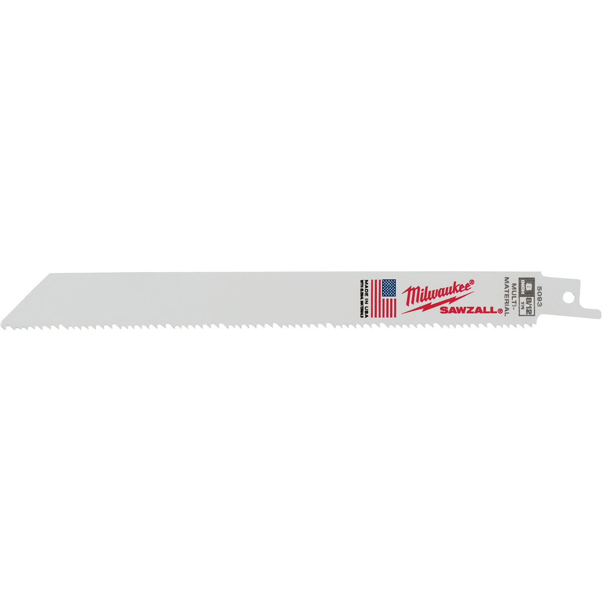 Sawzall® Reciprocating Saw Blades, Bi-Metal, 8-12 TPI, 8" L x 3/4" W
