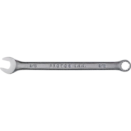 Combination Wrench, 12 Point, 5/16", Satin Finish