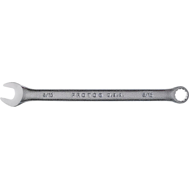 Combination Wrench, 12 Point, 5/16", Satin Finish