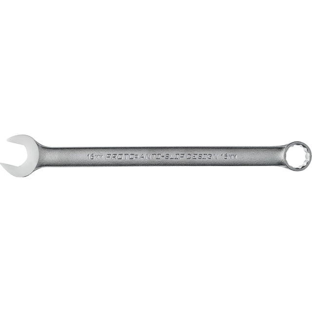Combination Wrench, 12 Point, 16 mm, Satin Finish