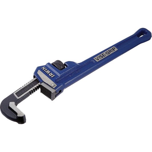 Cast Iron Pipe Wrench, 1-1/2" Jaw Capacity, 10" Long