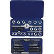 Hanson® Fractional Tap & Hex Die Set, 41 Pieces