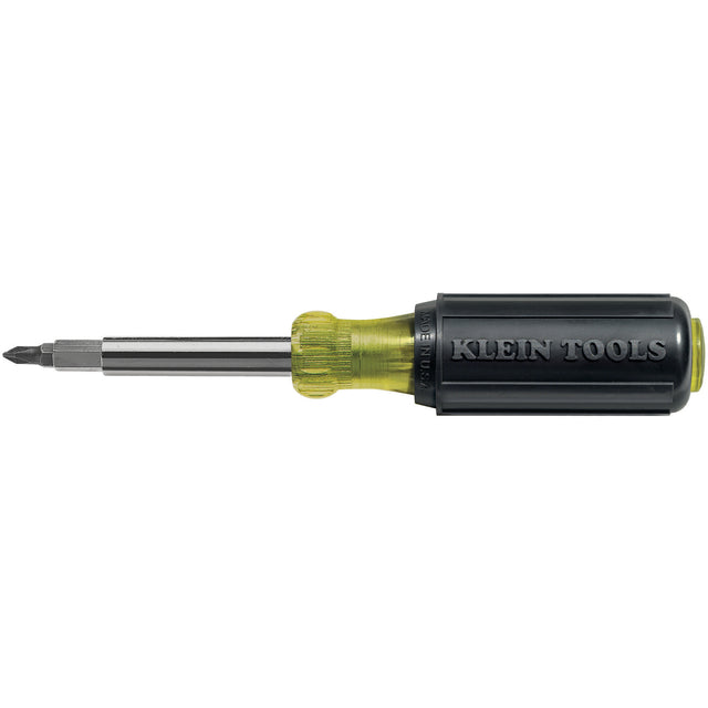 10-in-1 Screwdriver / Nutdriver, 7-3/4" L, Cushion Grip Handle