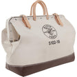 Heavy-Duty 18" Tool Bag, Canvas, 1 Pockets, Beige