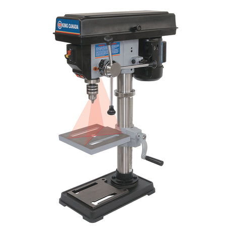 Drill Presses With Laser, 10", 1/2" Chuck, 3050 RPM