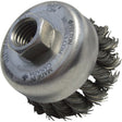 Knotted Wire Wheel Cup Brushes, 3-1/2" Dia. x 5/8"-11 Arbor
