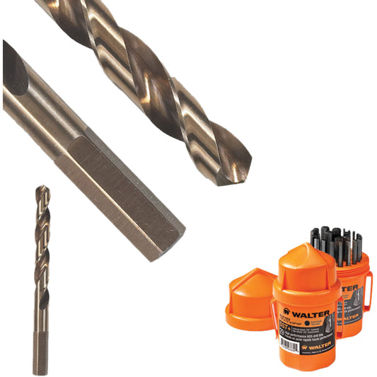 Jobber Drill Bit, High Speed Steel, 13/64", 3-6/16" L, 2-1/16" Flute, 118° Point Angle