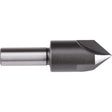 Straight Shank Countersink, 3/8", High Speed Steel, 60° Angle, 3 Flutes