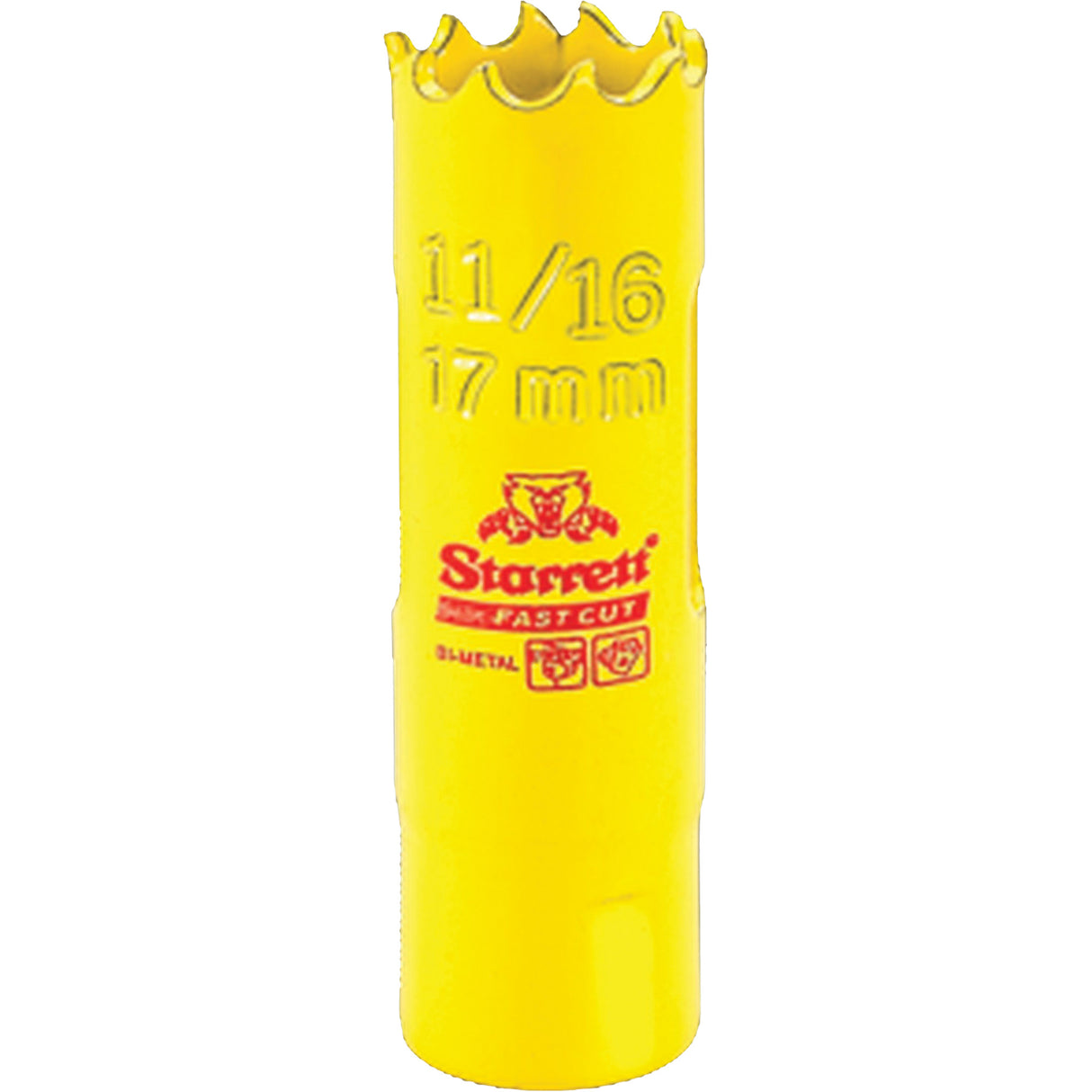 Bi-Metal Holesaw - 11/16", 11/16", 1-5/8" Depth of Cut, Bi-Metal