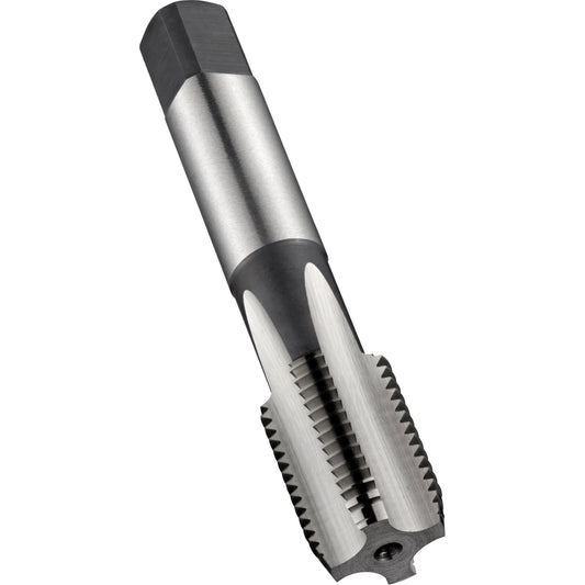 Medium Hook Pipe Tap, 1/4"-19, 4 Flutes, 2-5/8" L, High Speed Steel