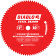 Circular Saw Blade, 12", 80 Teeth, Metal Use