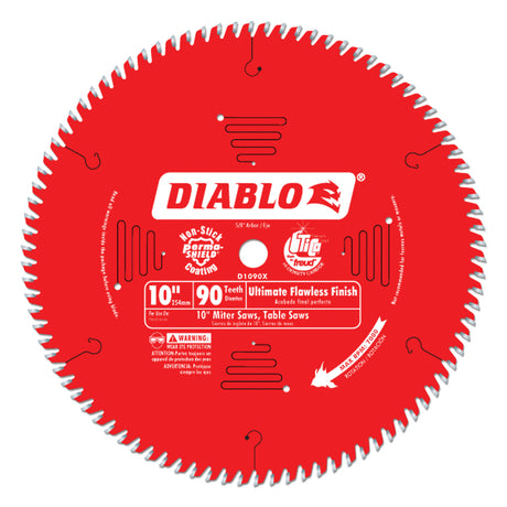 Circular Saw Blade, 10", 90 Teeth, Wood Use