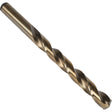 Jobber Drill Bit, High Speed Cobalt, #18, 3-1/4" L, 2-1/8" Flute, 135° Point Angle