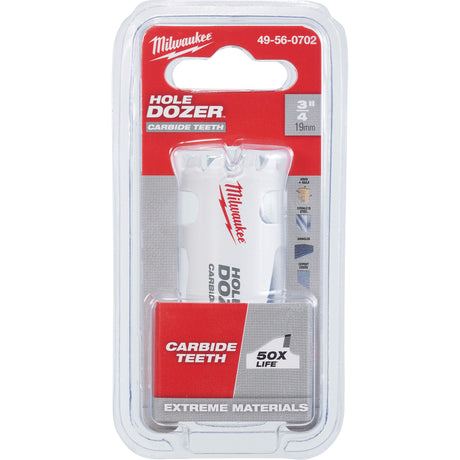 Hole Dozer™ Carbide Hole Saw, 3/4", 1-5/8" Depth of Cut, Carbide