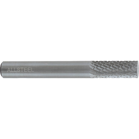 AllSteel™ Cylindrical Shape Carbide Burr, SA-1, 1/4" Dia., 1/4" Shank, 5/8" Depth of Cut