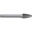 AllSteel™ Tree Shape Carbide Burr, SF-1, 1/4" Dia., 5/8" Depth of Cut