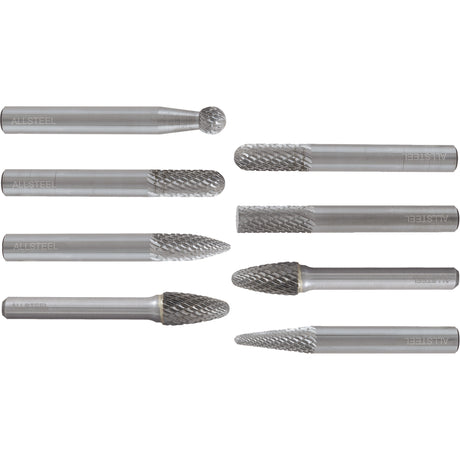 AllSteel™ Carbide Burr Set, 8 Pieces