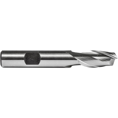 C601 End Mill, 1/4" Dia., 2 Flutes, High Speed Steel