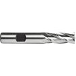C615 End Mill, 1/4" Dia., 4 Flutes, High Speed Steel