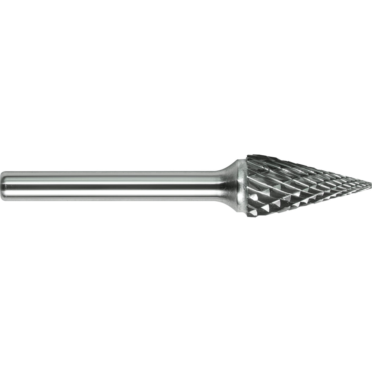 Drillco® Solid Carbide Burr, SM-4L, 3/8" Dia., 1/4" Shank, 1" Depth of Cut