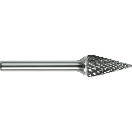 Drillco® Solid Carbide Burr, SM-4L, 3/8" Dia., 1/4" Shank, 1" Depth of Cut