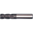 Unequal Helix End Mill, 1/2" Dia., 3" L, 4 Flutes, 1/2" Shank, Carbide