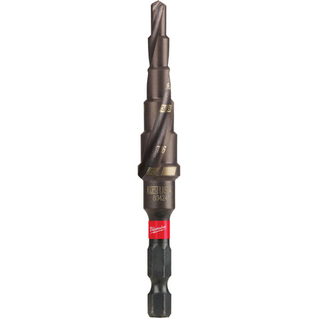 #2 Shockwave™ Impact Duty™ Step Drill Bit, 3/16" - 1/2" , 1/16" Increments, Titanium