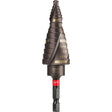 #8 Shockwave™ Impact Duty™ Step Drill Bit, 1/2" - 1" , 1/16" Increments, Titanium