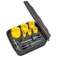 Plumber's Deep Cut Hole Saw Kit, 10 Pieces