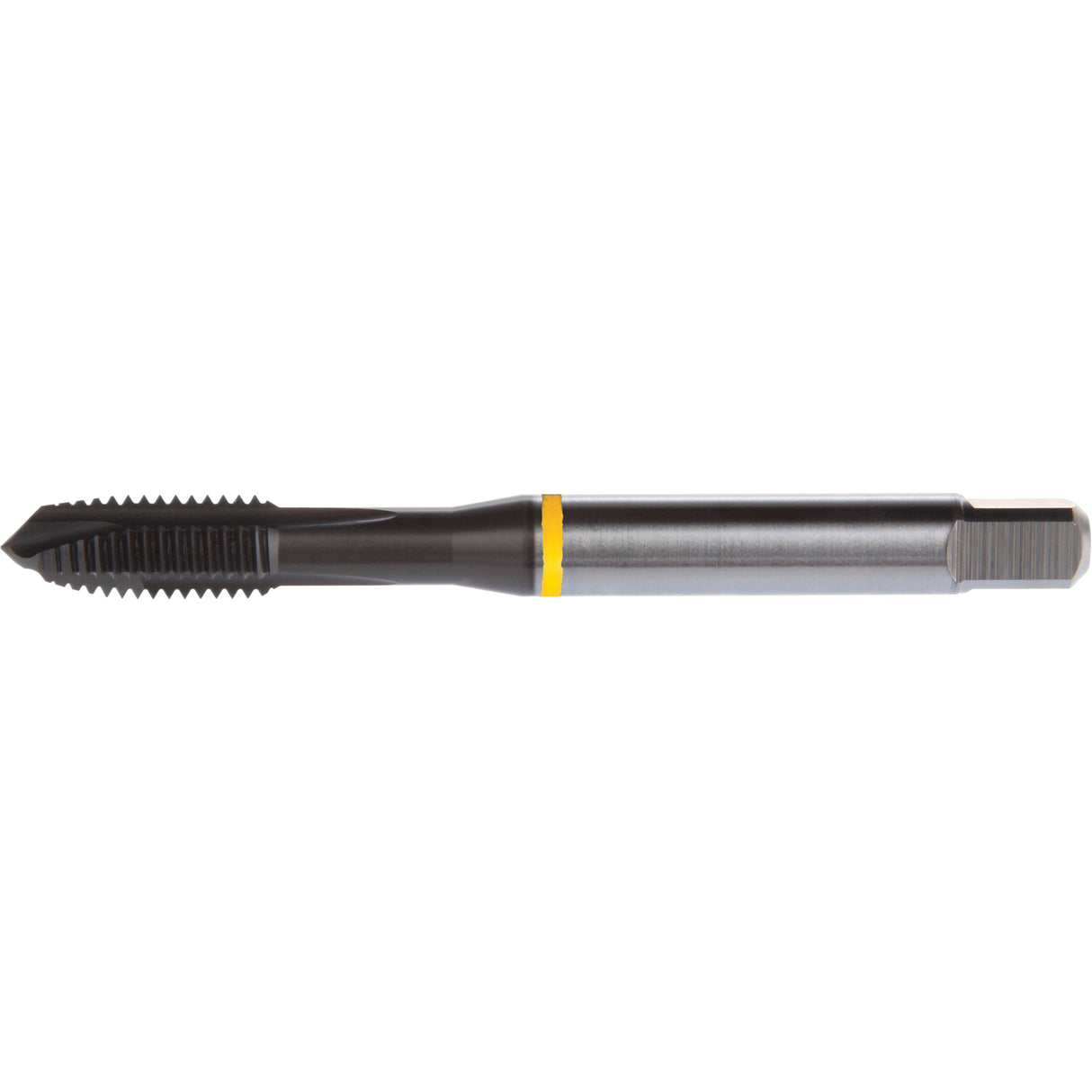 Yellow Shark Spiral Point Tap, High Speed Cobalt, 1/2"-13 Thread, 4.331" L