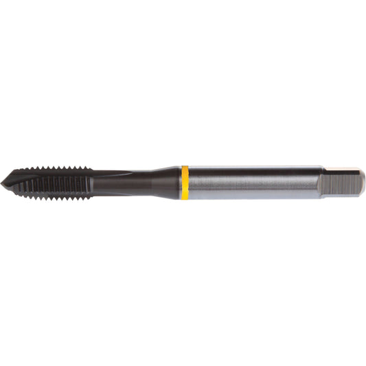 Yellow Shark Spiral Point Tap, High Speed Cobalt, 10-32 Thread, 2.756" L