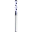 Square Nose End Mill, 1/2" Dia., 6" L, 2 Flutes, 3" Shank, Carbide